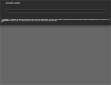 Tablet Screenshot of dead.com